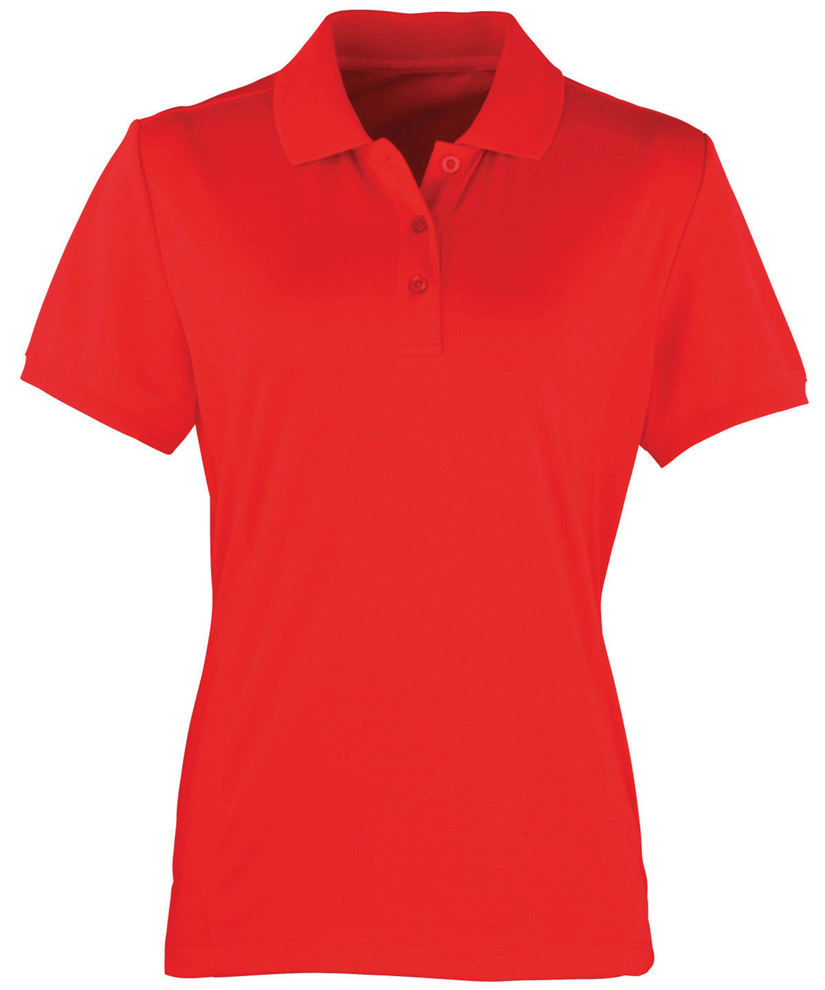 Premier Womens Coolchecker piqué polo Strawberry Red - XS - Polo Shirts
