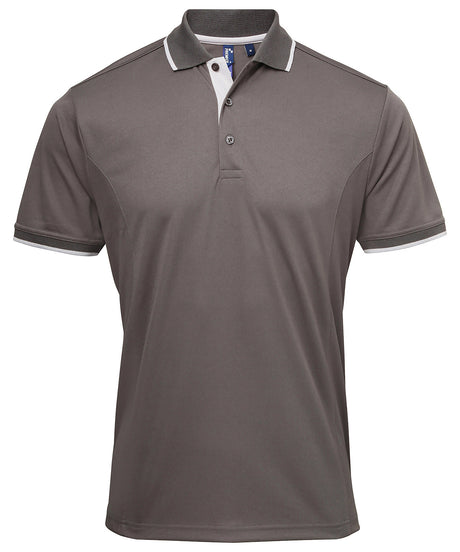 Premier Contrast Coolchecker polo