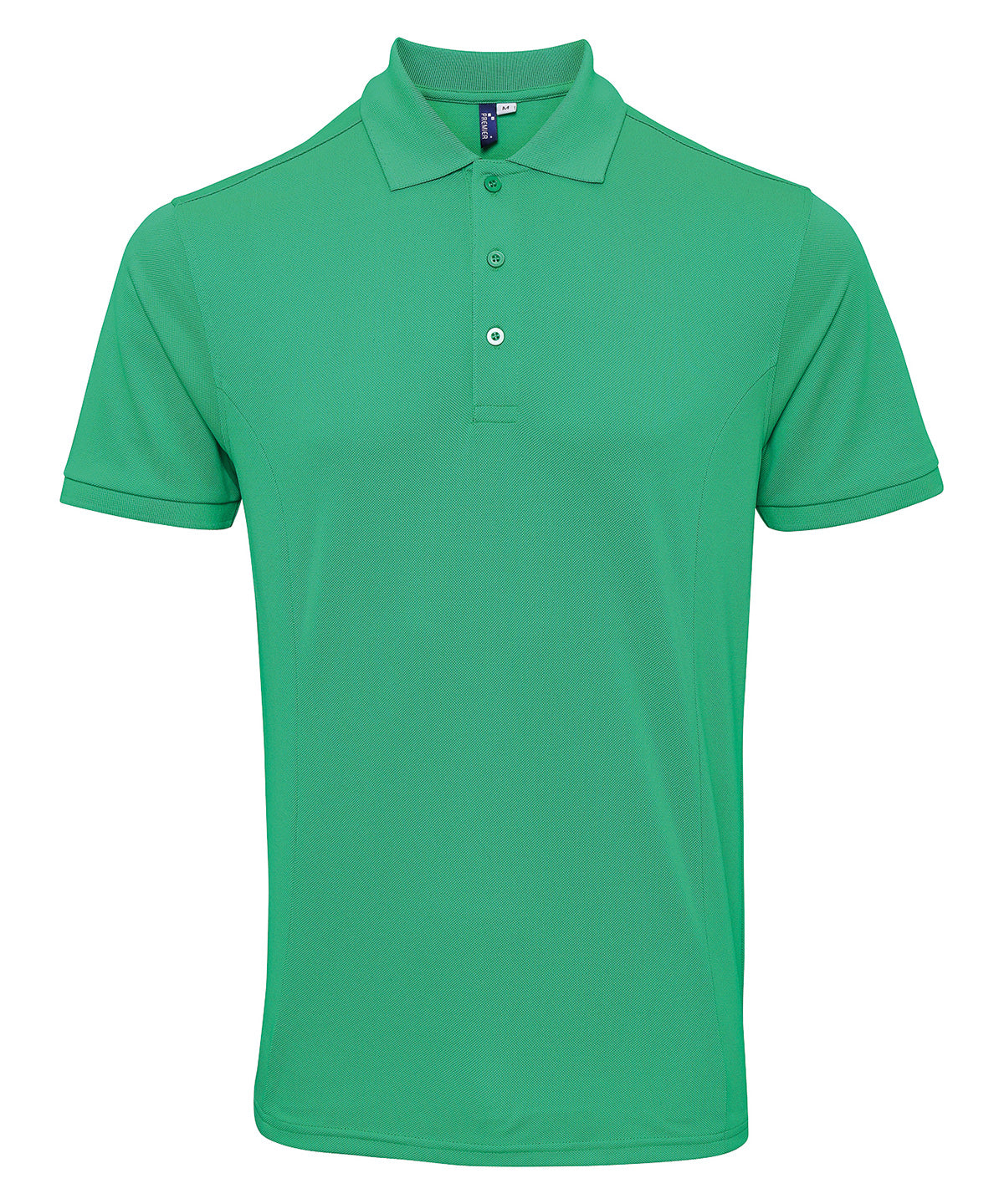 Premier Coolchecker plus piqué polo with CoolPlus Kelly - S - Polo Shirts