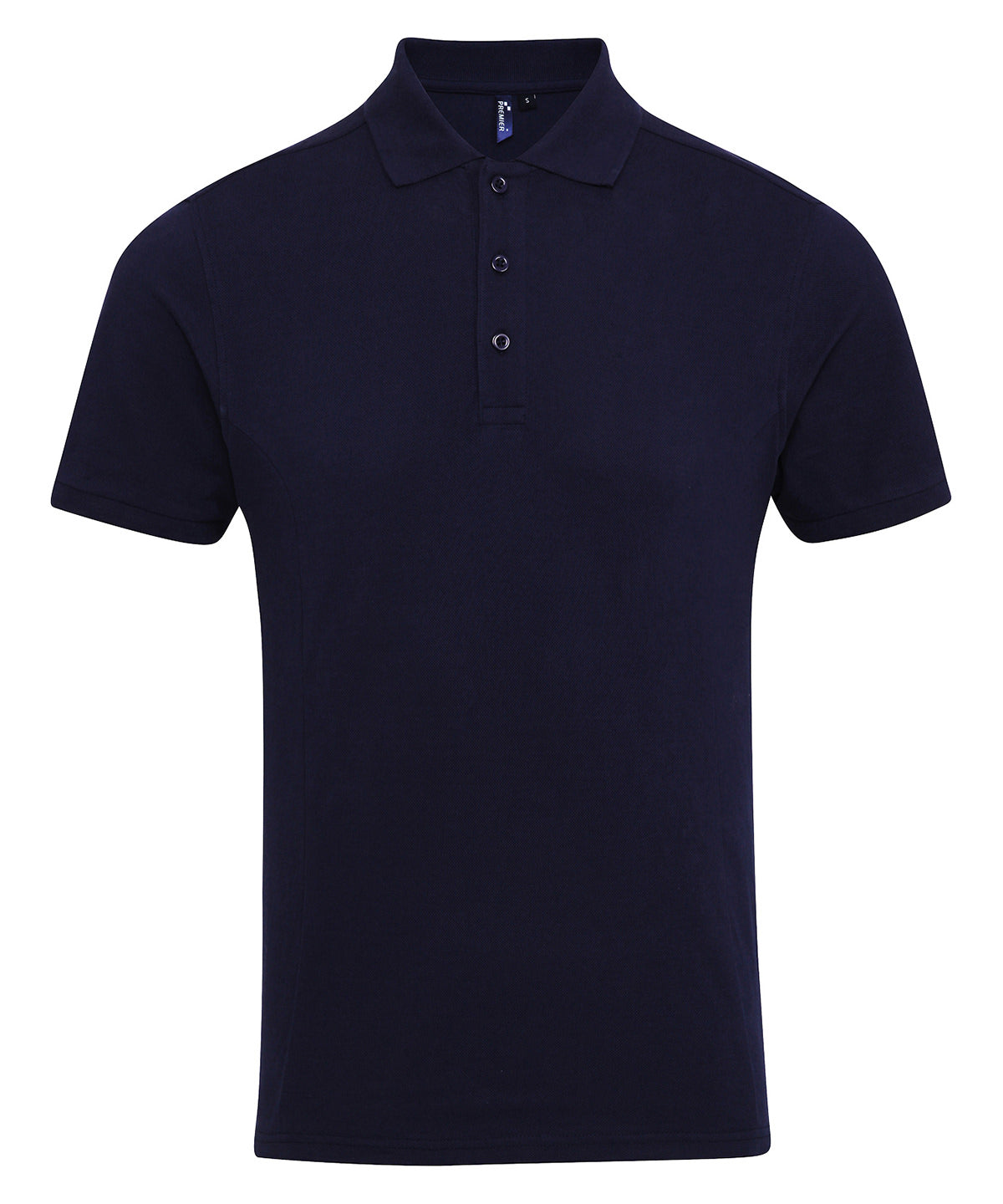 Premier Coolchecker plus piqué polo with CoolPlus Navy
