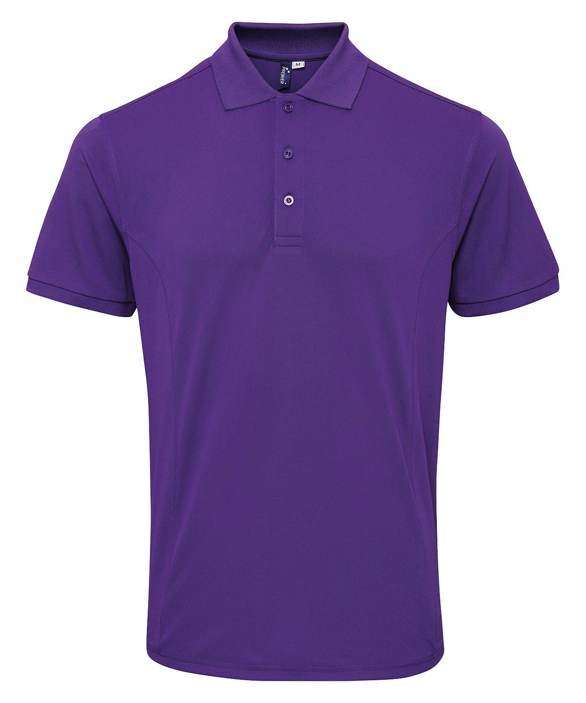 Premier Coolchecker plus piqué polo with CoolPlus Purple - S - Polo Shirts