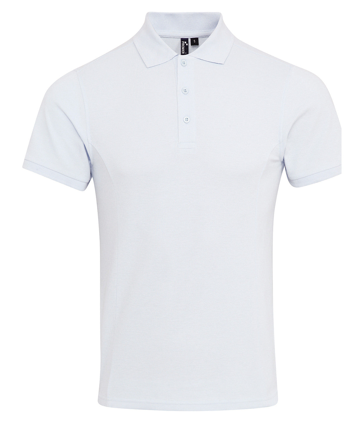 Premier Coolchecker plus piqué polo with CoolPlus White - S - Polo Shirts