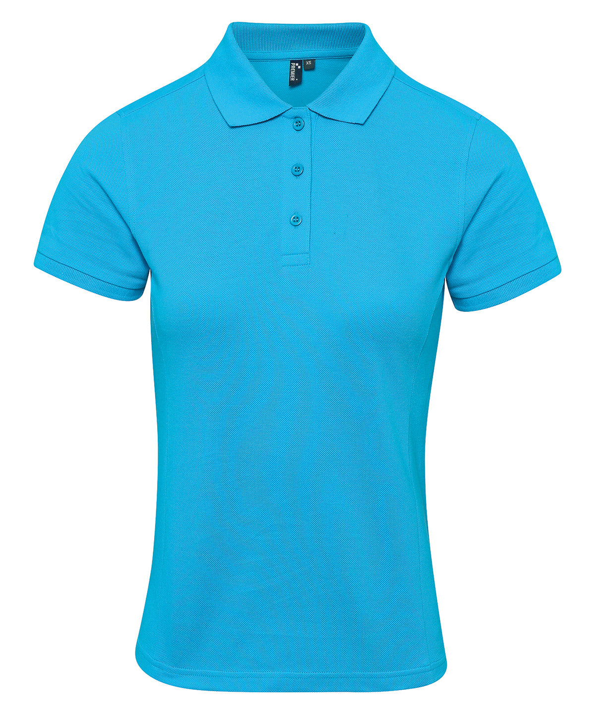 Premier Womens Coolchecker plus piqué polo with CoolPlus Turquoise - XS - Polo Shirts
