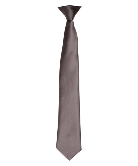Premier 'Colours' satin clip tie
