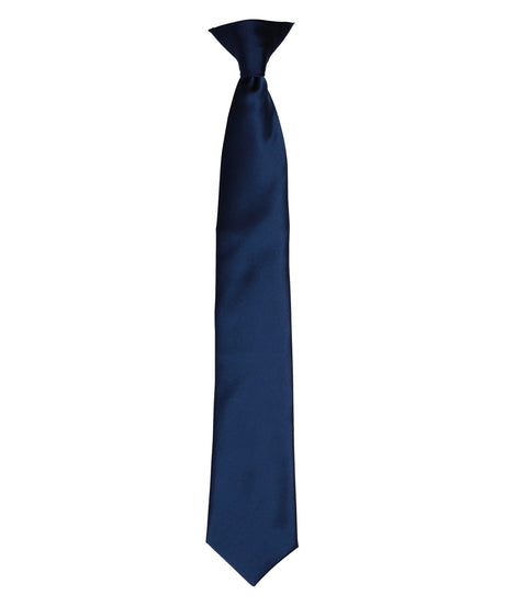 Premier 'Colours' satin clip tie
