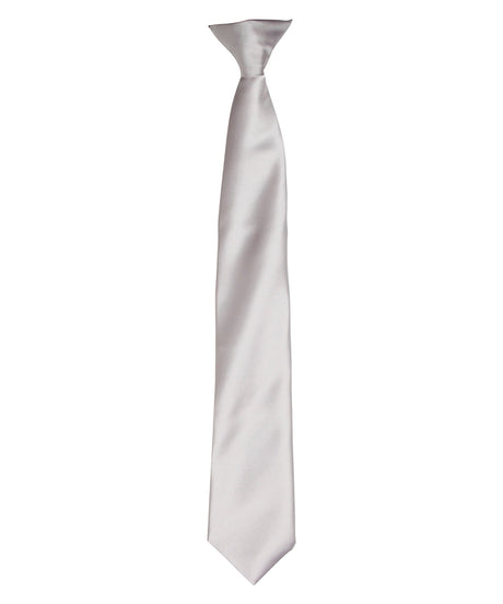 Premier 'Colours' satin clip tie