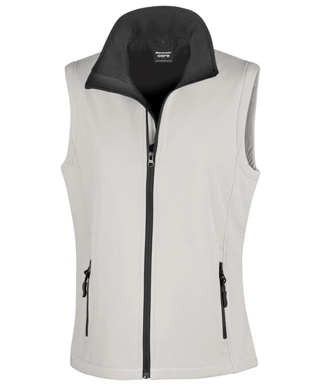 Result Womens printable softshell bodywarmer
