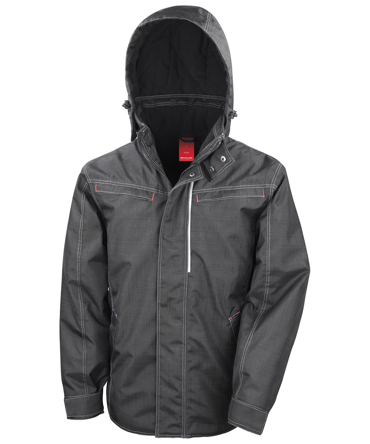 Result Denim texture rugged jacket