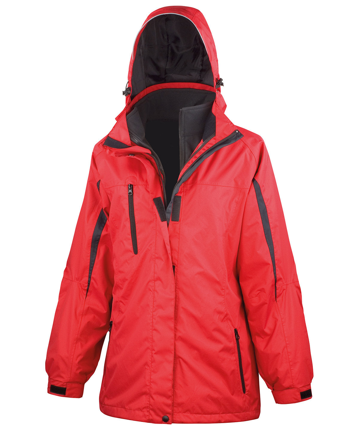 Result Womens 3-in-1 journey jacket with softshell inner
