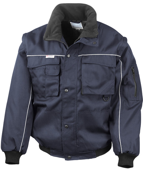 Result Work-Guard Zip Sleeve Heavy-Duty Pilot Jacket