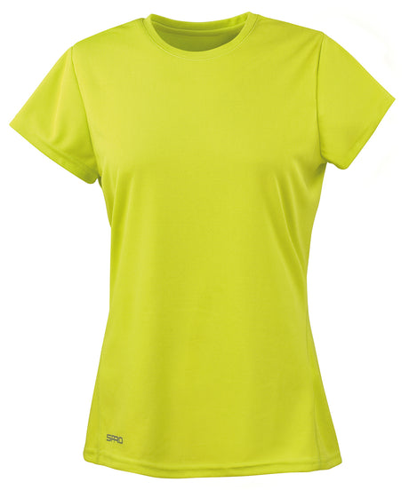 Spiro Womens Spiro Quick-Dry Short Sleeve T-Shirt