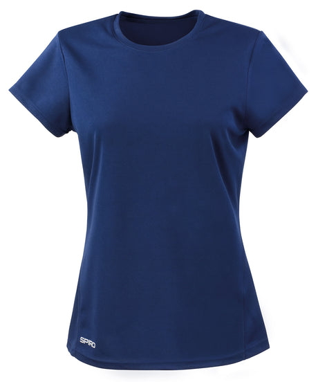 Spiro Womens Spiro Quick-Dry Short Sleeve T-Shirt