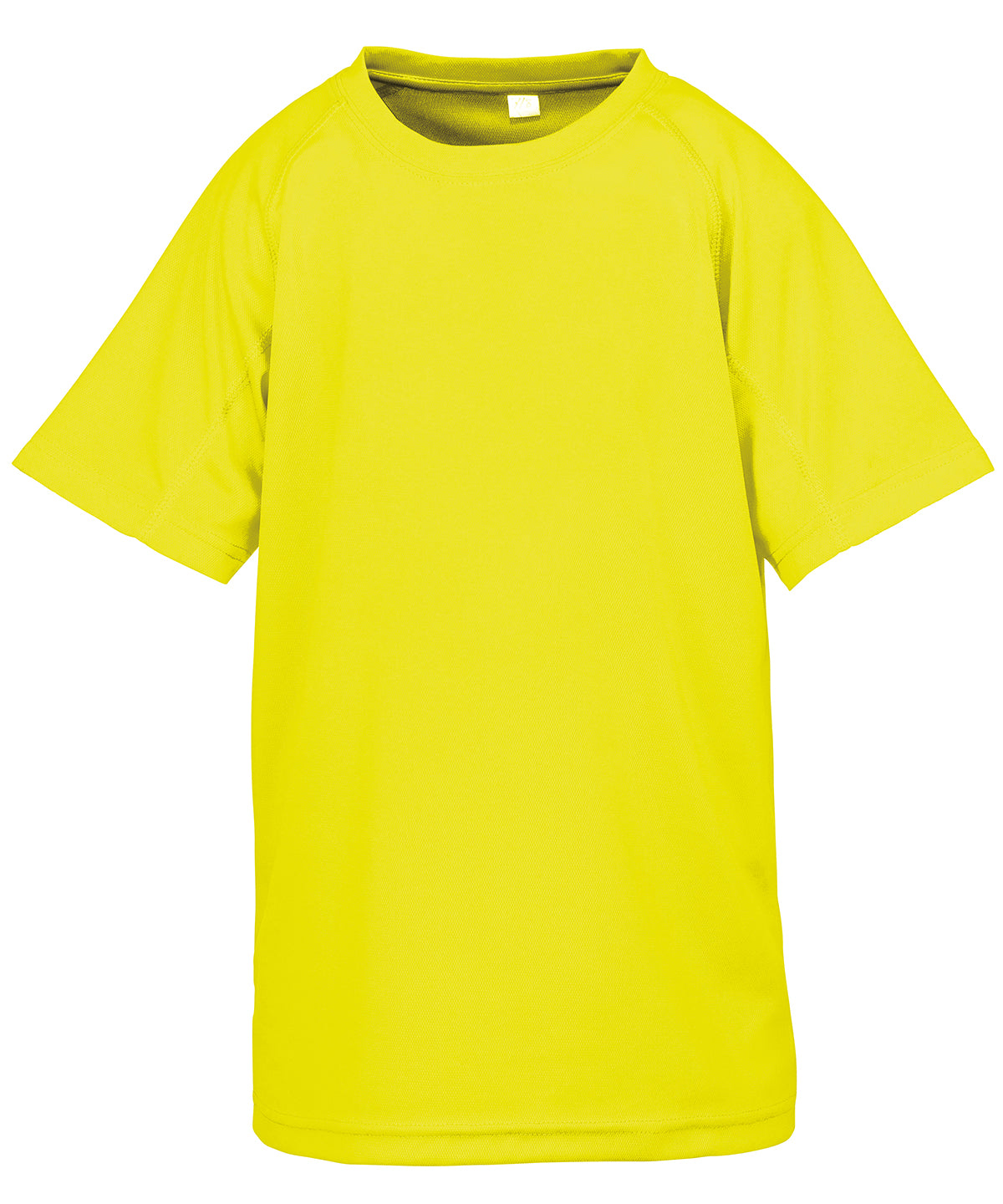Spiro Junior Performance Aircool Tee - Flo Yellow / XS - T-Shirts