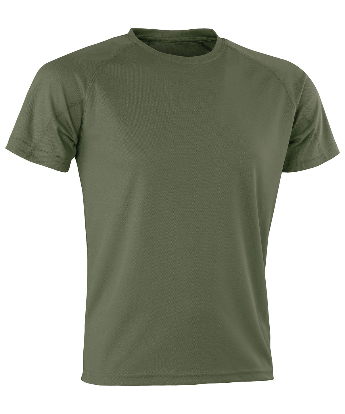 Spiro Performance Aircool Tee Combat - XXS - T-Shirts: Green