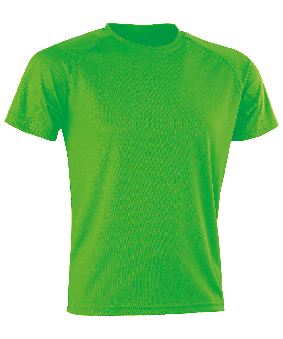 Spiro Performance Aircool Tee Flo Green
