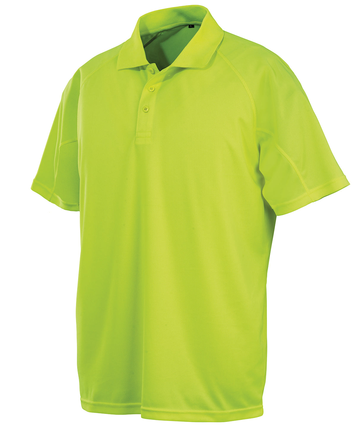 Spiro Performance Aircool Polo Shirt Flo Yellow - XXS - Shirts