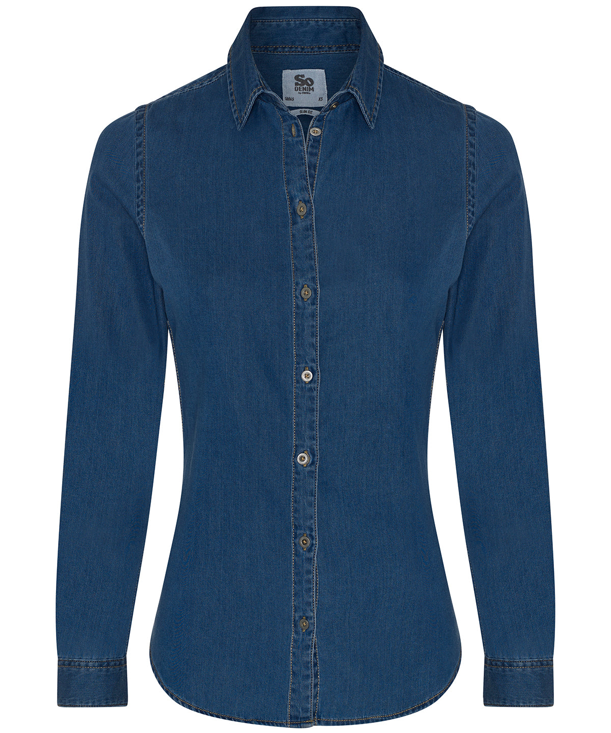 AWDis Women's Lucy denim shirt