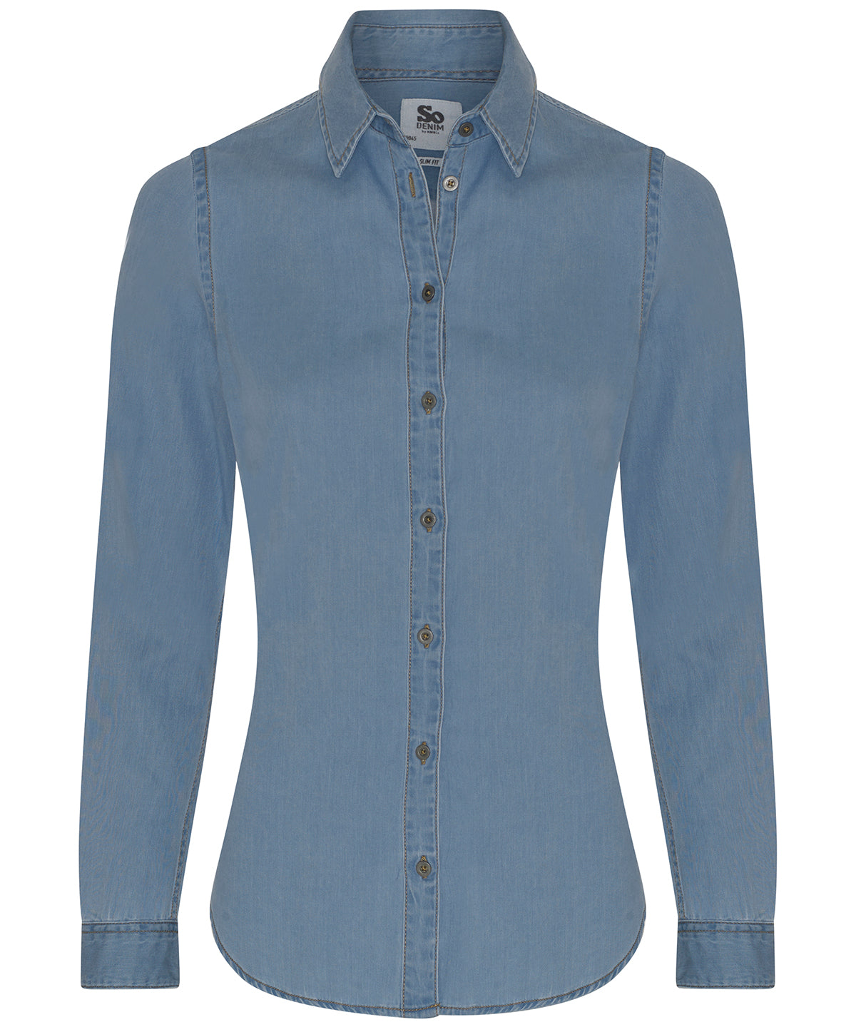 AWDis Women's Lucy denim shirt