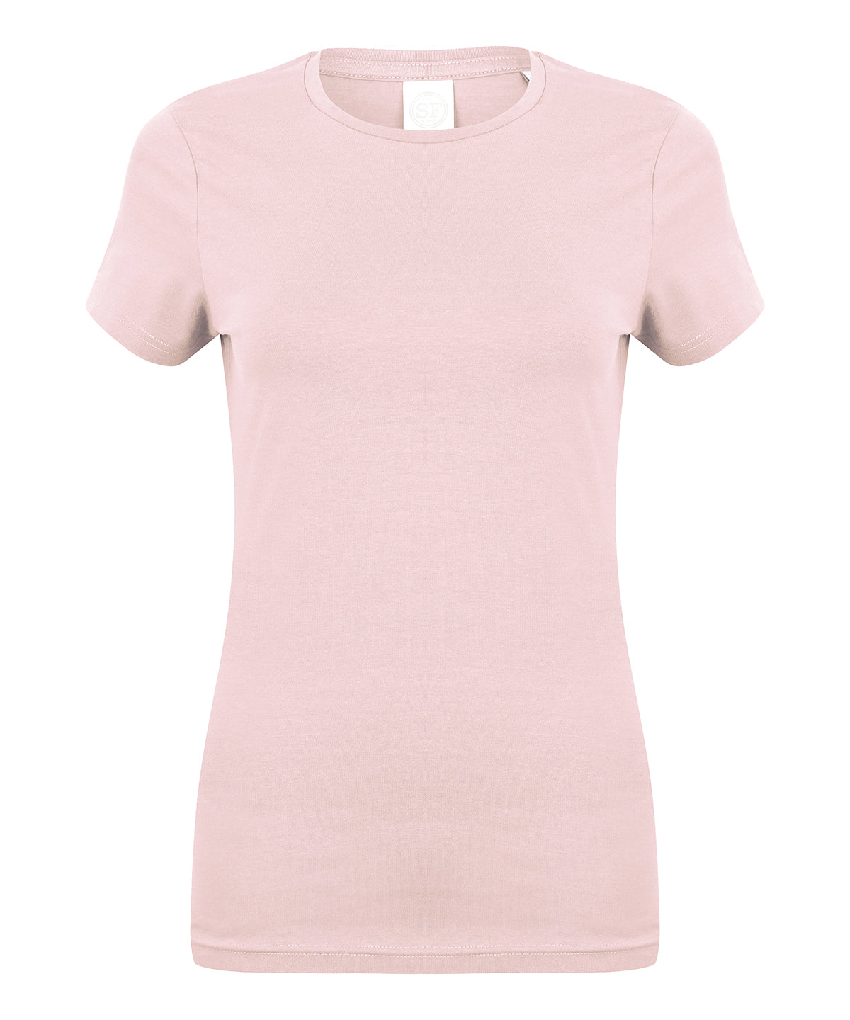 SF Feel Good Womens Stretch T-Shirt Baby Pink