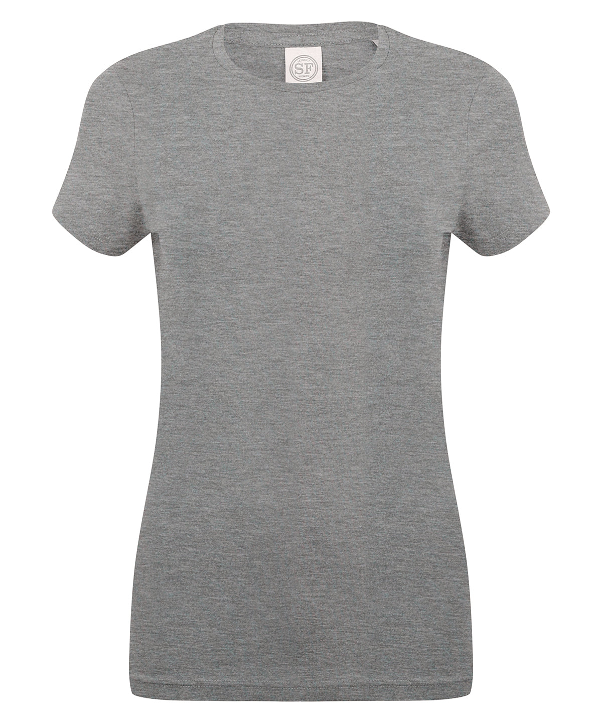 SF Feel Good Womens Stretch T-Shirt Heather Grey