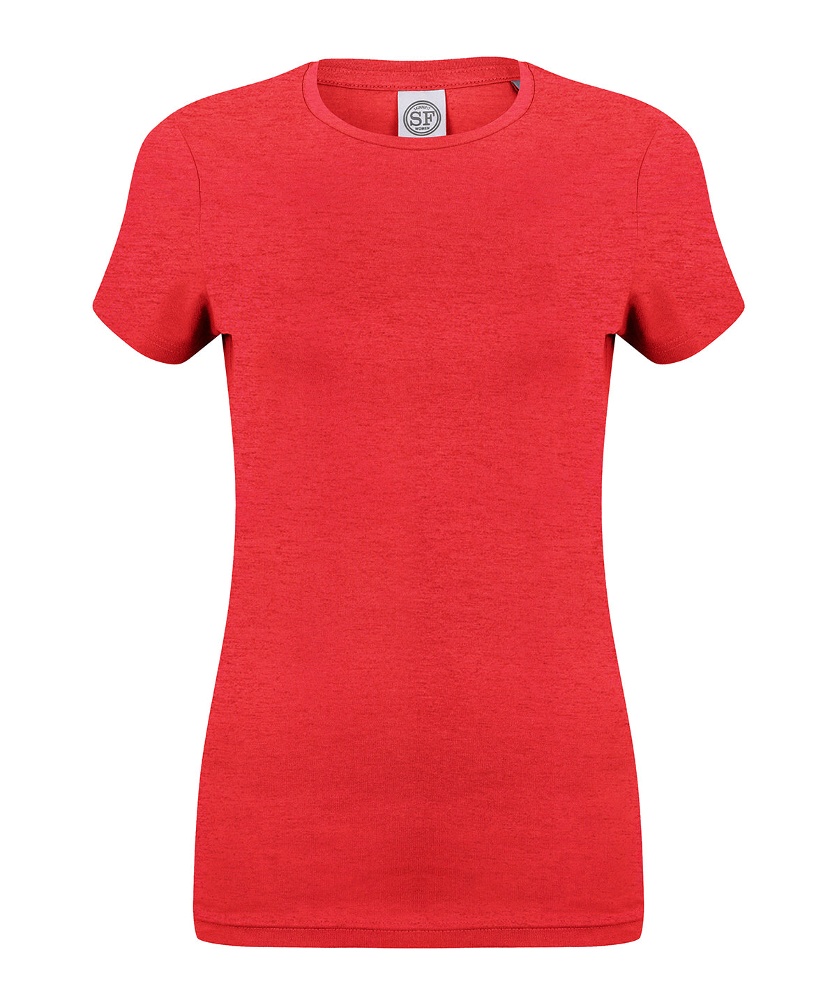 SF Feel Good Womens Stretch T-Shirt Heather Red - XS - T-Shirts