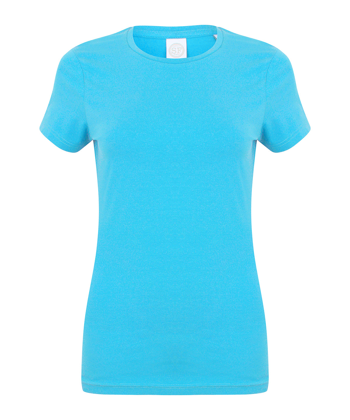 SF Feel Good Womens Stretch T-Shirt Surf Blue - XS - T-Shirts