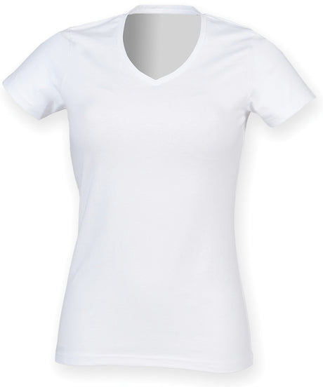 SF Feel Good Womens Stretch V-Neck T-Shirt