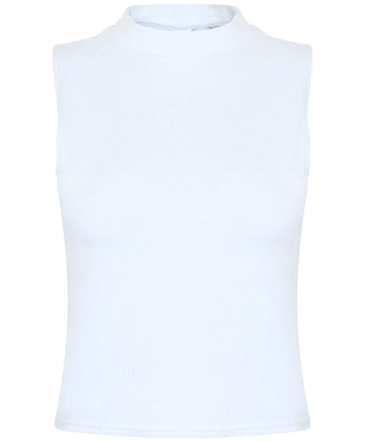 SF Women'S High Neck Crop Vest