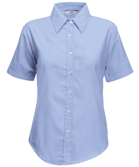 Fruit of the Loom Women's Oxford short sleeve shirt