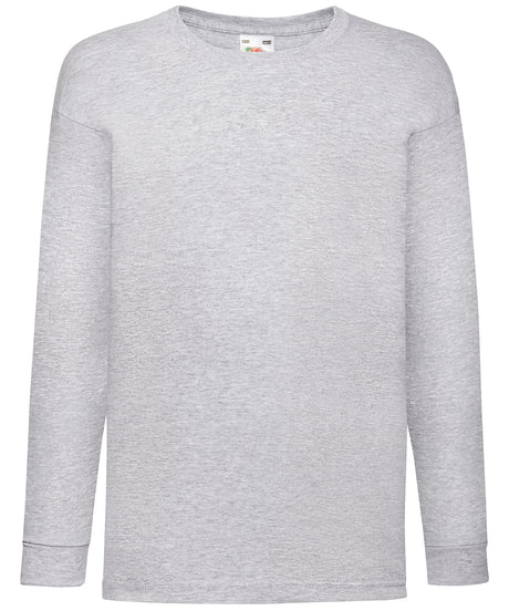 Fruit of the Loom Kids long sleeve valueweight T