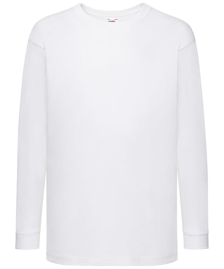 Fruit of the Loom Kids long sleeve valueweight T