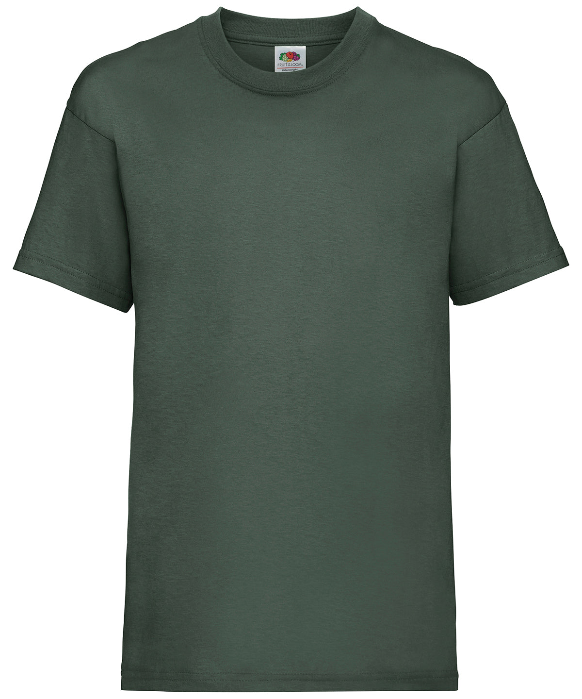 Fruit of the Loom Kids valueweight T Bottle Green
