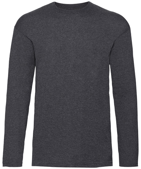 Fruit of the Loom Valueweight long sleeve T