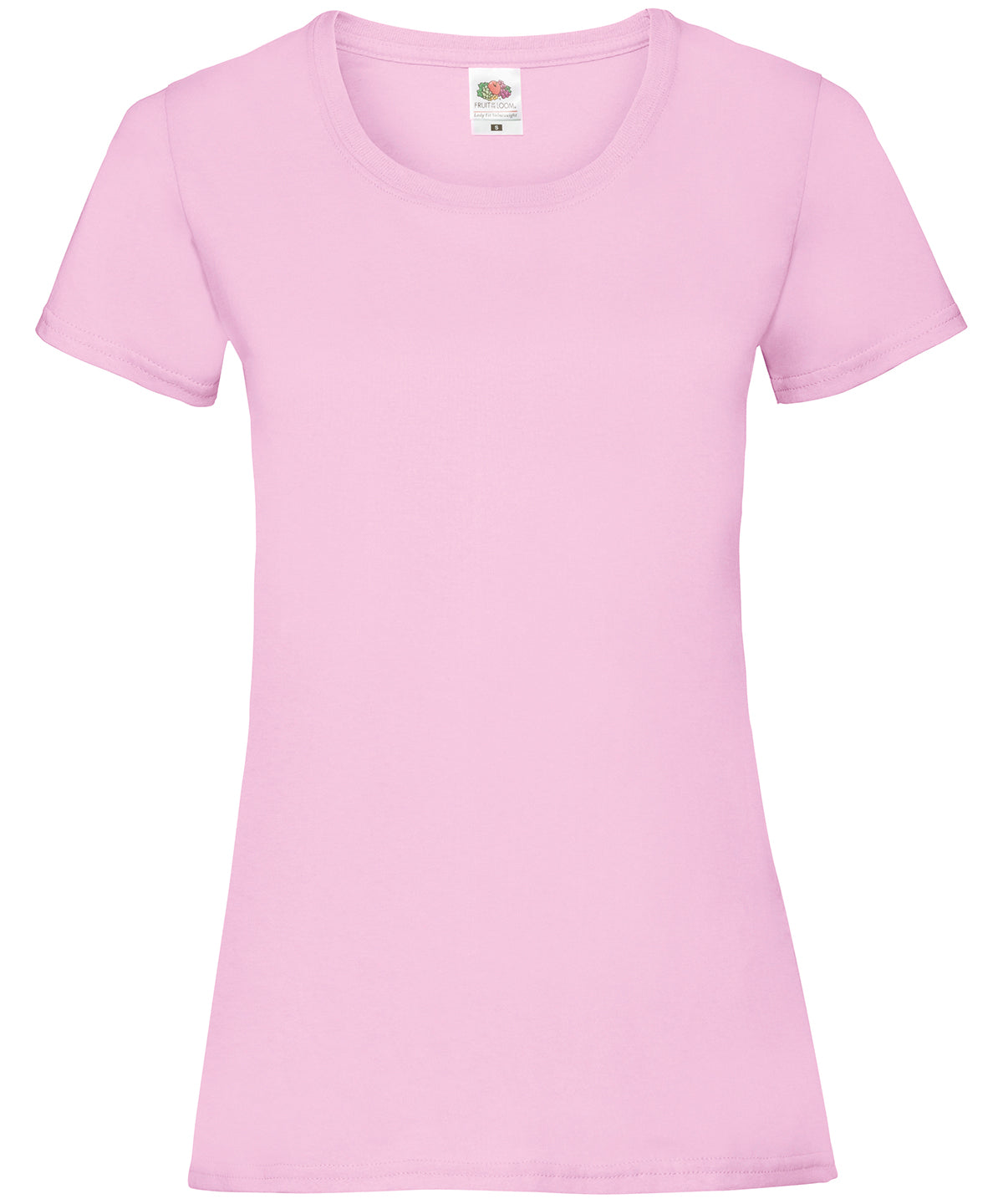 Fruit of the Loom Womens valueweight T Light Pink - XS - T-Shirts