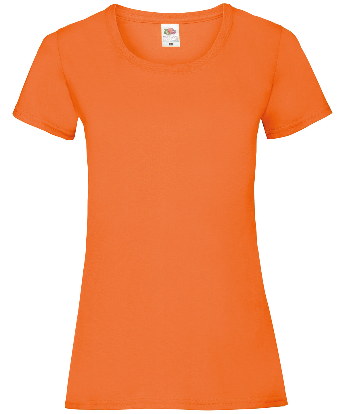 Fruit of the Loom Womens valueweight T Orange
