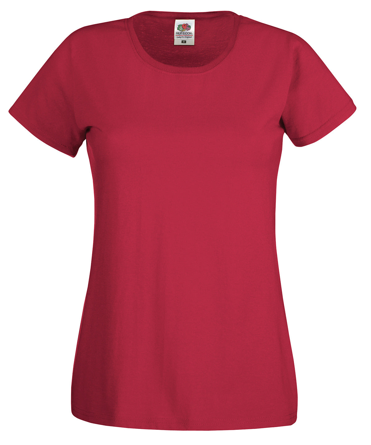 Fruit of the Loom Womens original T Brick Red