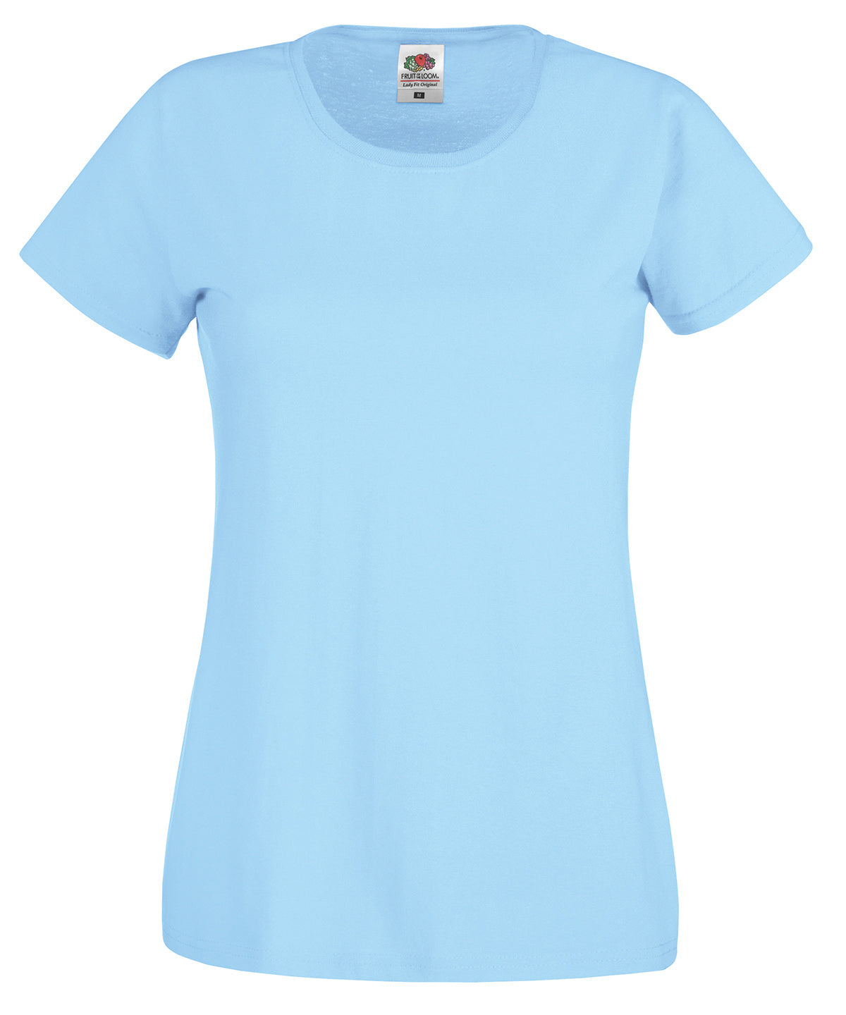 Fruit of the Loom Womens original T Sky Blue