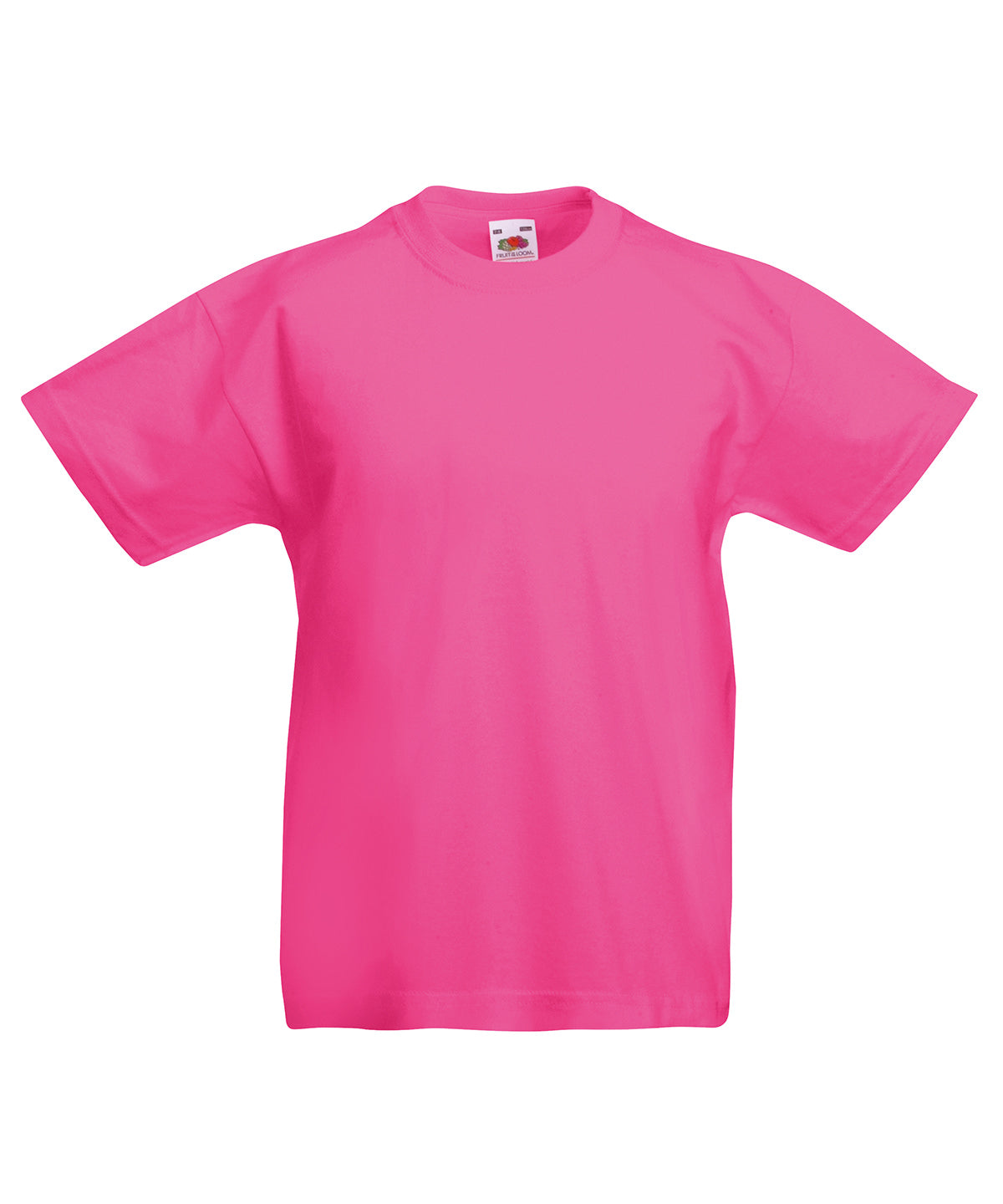 Fruit of the Loom Kids original T Fuchsia