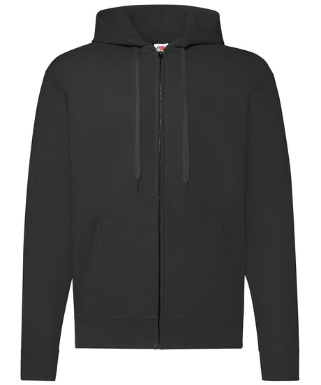 Fruit of the Loom Classic 80/20 hooded sweatshirt jacket