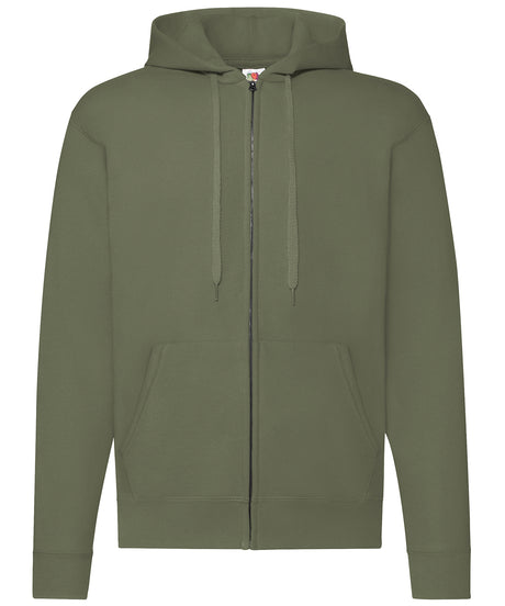 Fruit of the Loom Classic 80/20 hooded sweatshirt jacket