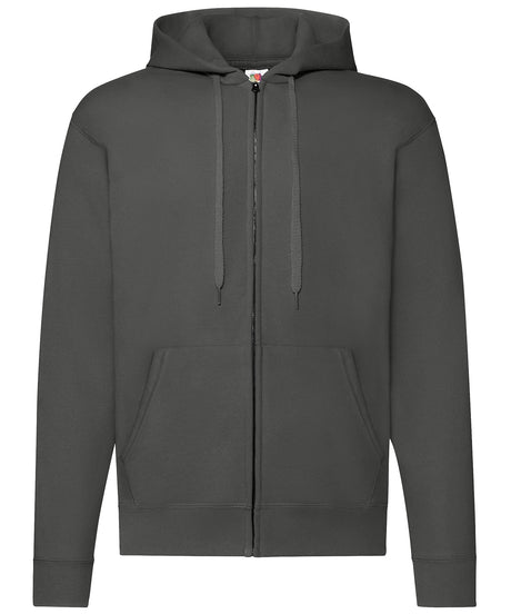 Fruit of the Loom Classic 80/20 hooded sweatshirt jacket