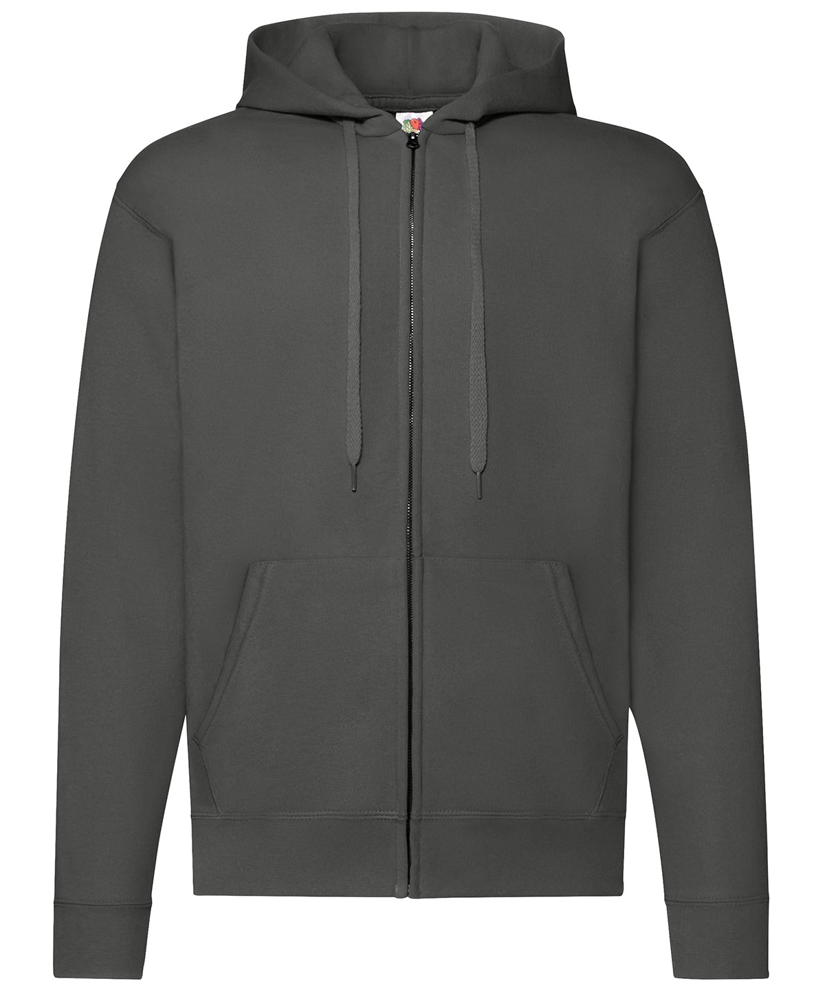 Fruit of the Loom Classic 80/20 Hooded Sweatshirt - Light Graphite / S / Sweat Jacket - Hoodies