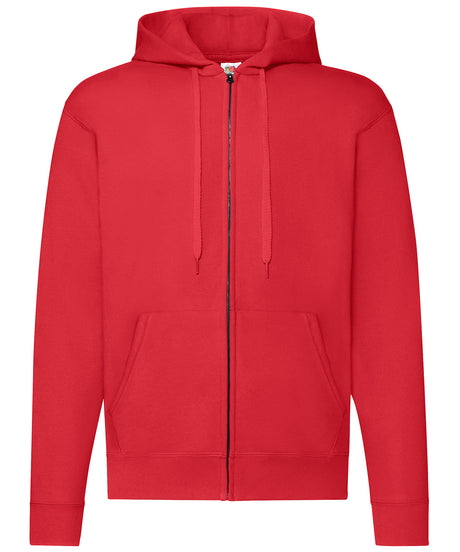 Fruit of the Loom Classic 80/20 hooded sweatshirt jacket