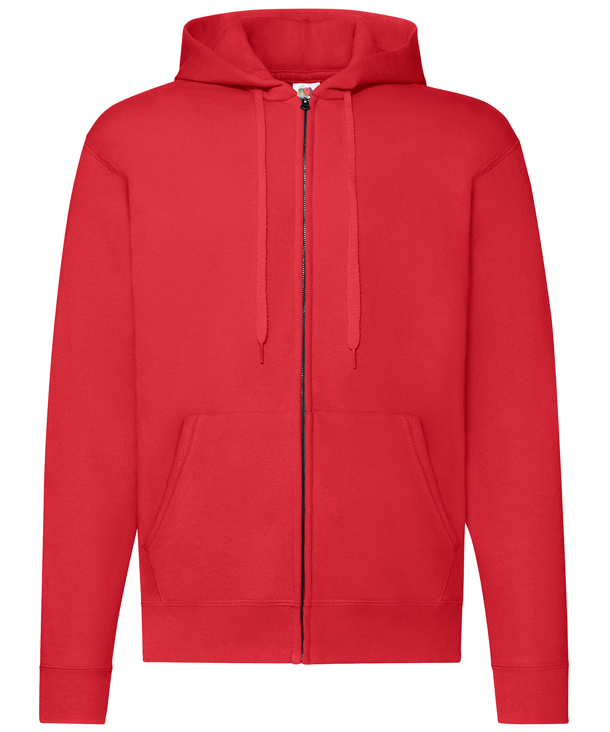 Fruit of the Loom Classic 80/20 Hooded Sweatshirt - Red / S / Sweat Jacket - Hoodies