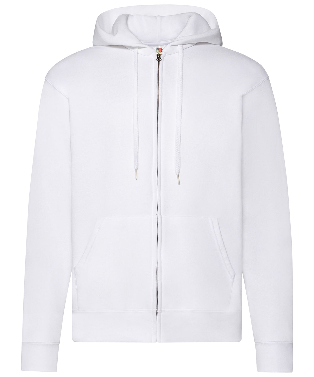 Fruit of the Loom Classic 80/20 Hooded Sweatshirt - White / S / Sweat Jacket - Hoodies