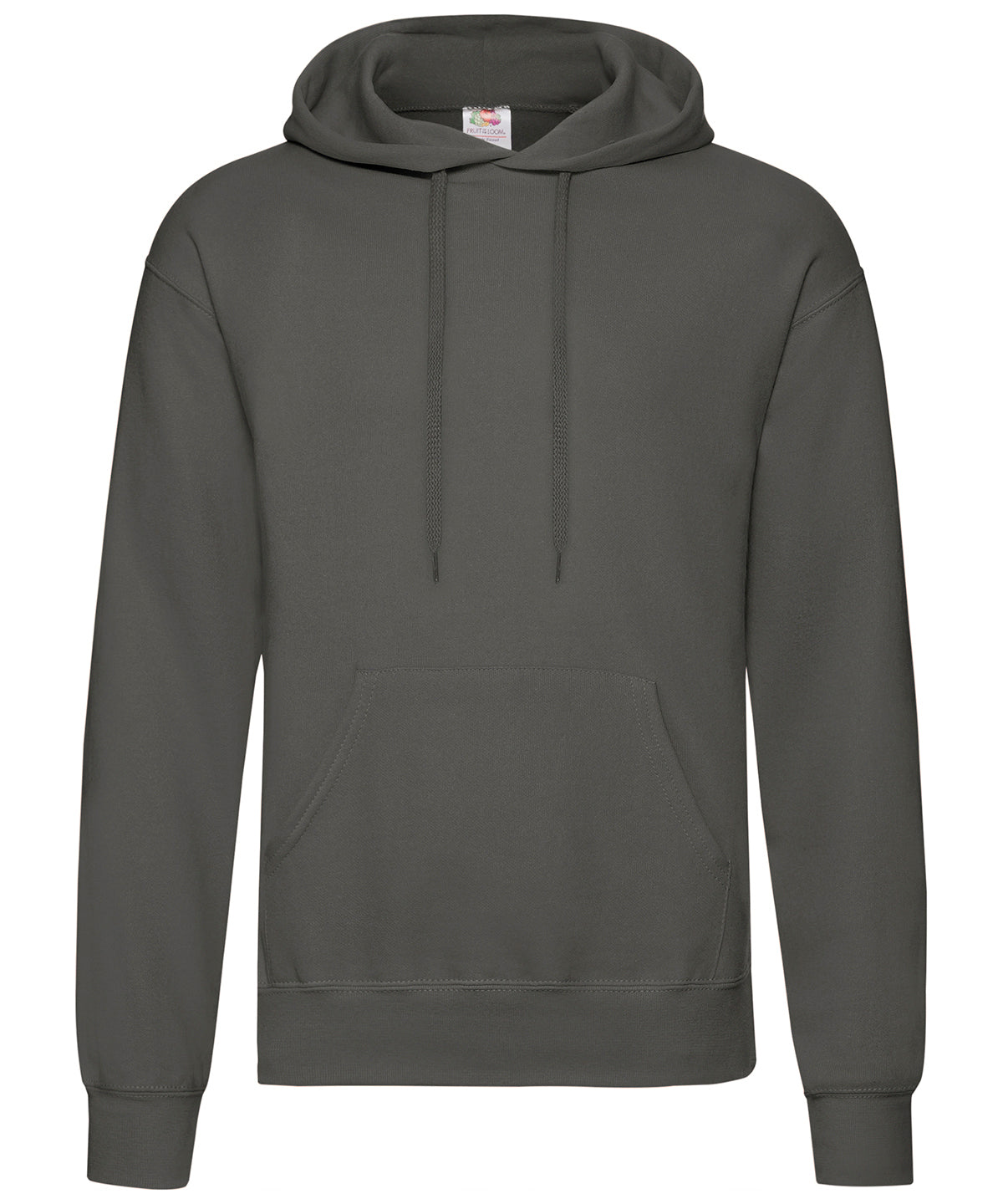 Fruit of the Loom Classic 80/20 Hooded Sweatshirt - Light Graphite / S / Hoodies