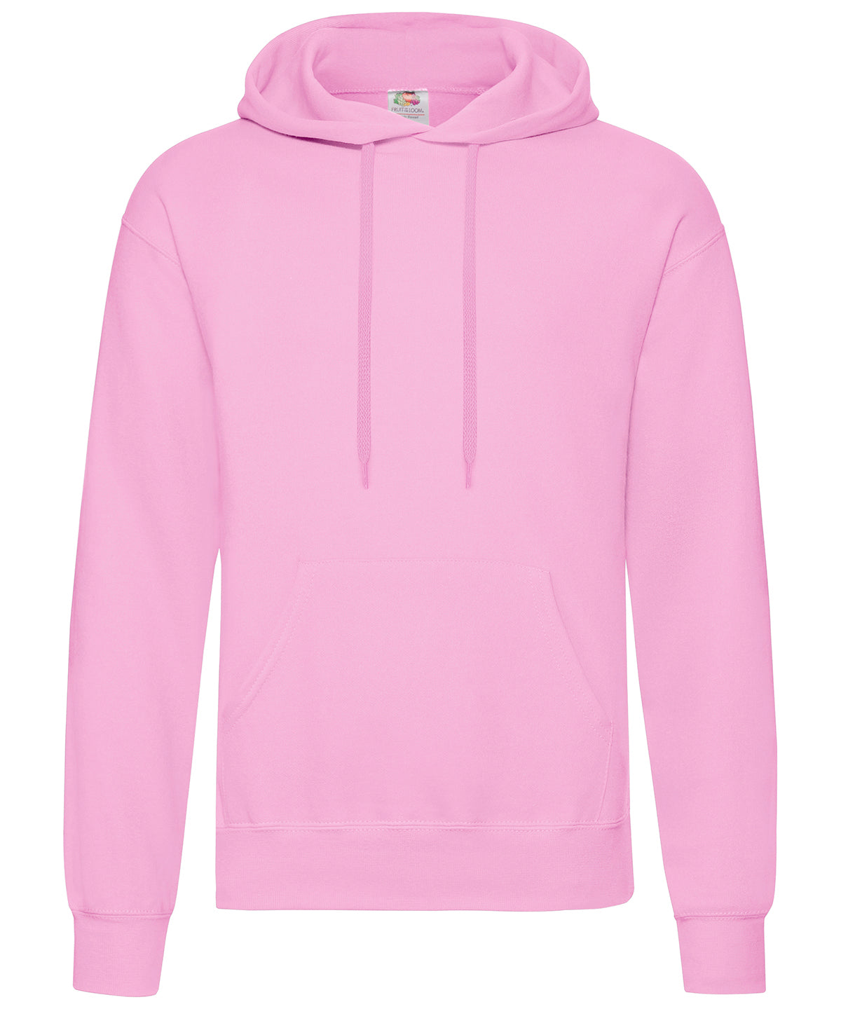 Fruit of the Loom Classic 80/20 Hooded Sweatshirt - Light Pink / S / Hoodies
