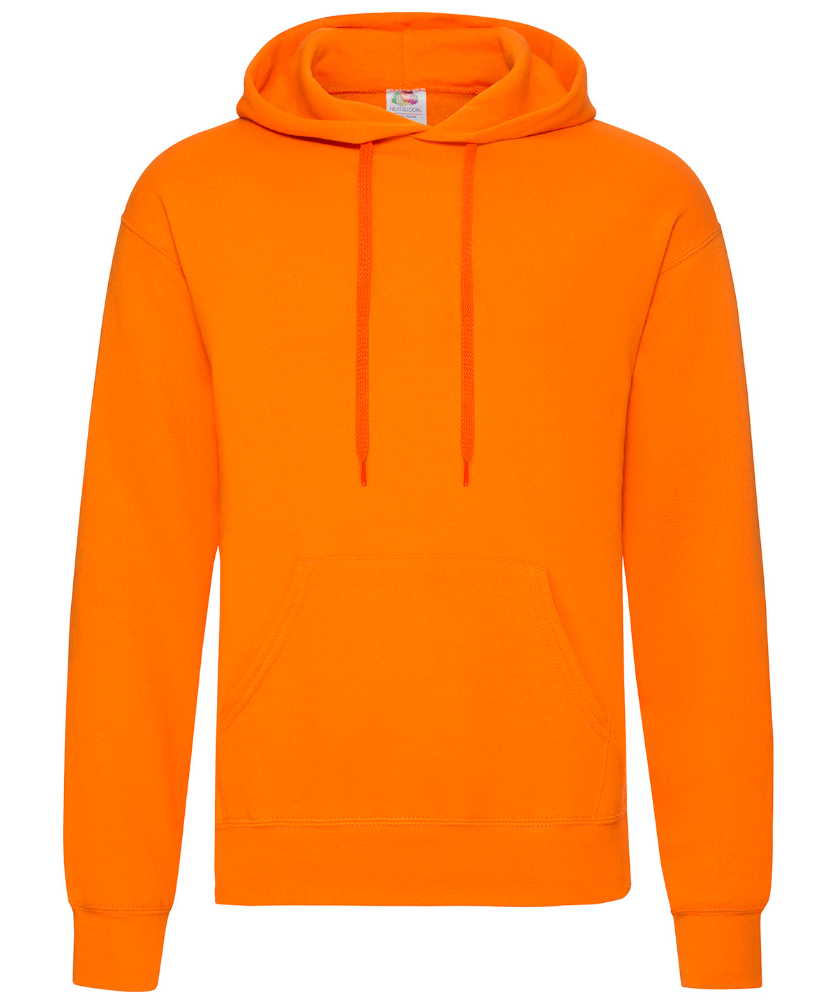 Fruit of the Loom Classic 80/20 Hooded Sweatshirt - Orange / S / Hoodies