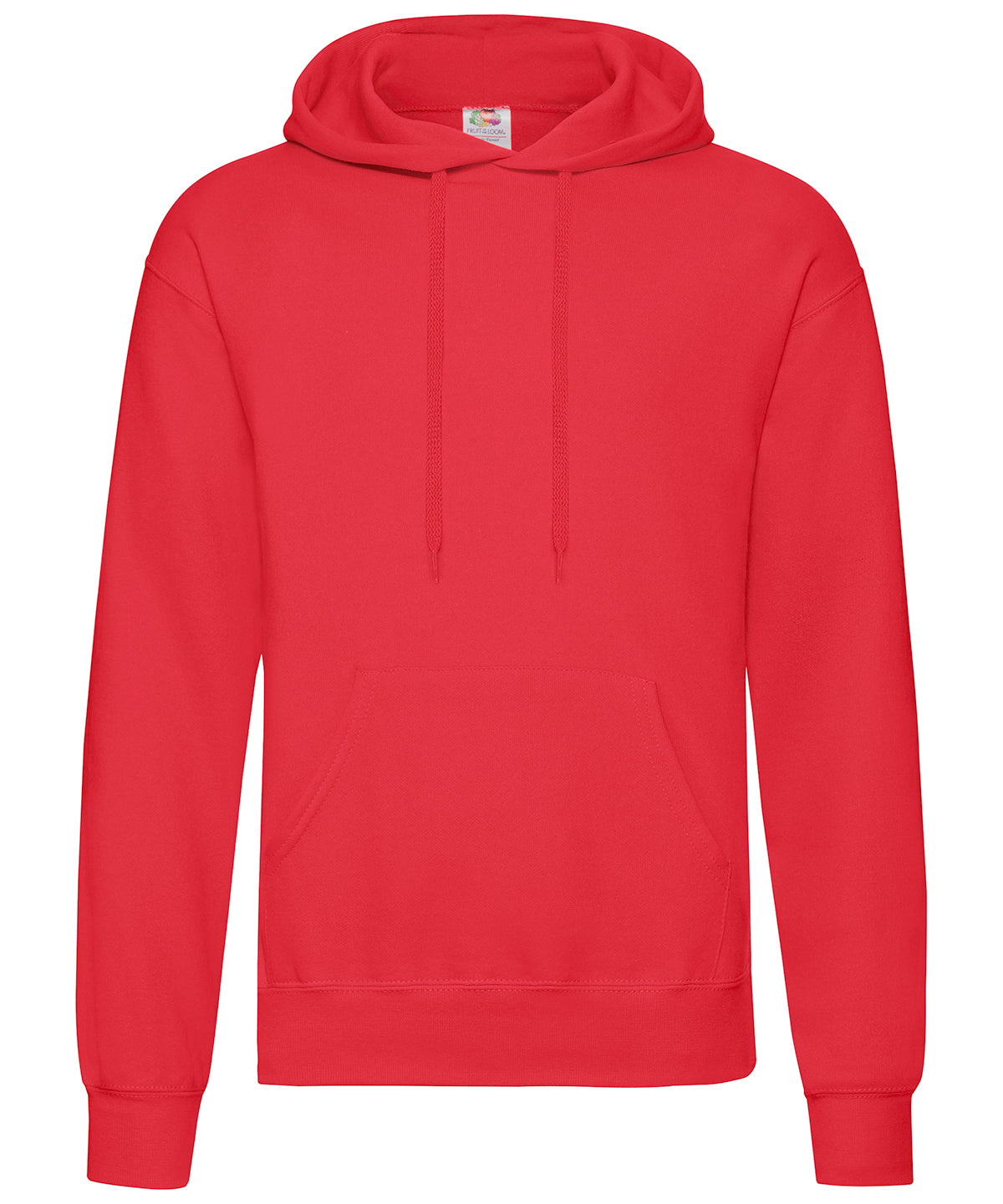Fruit of the Loom Classic 80/20 Hooded Sweatshirt - Red / S / Hoodies