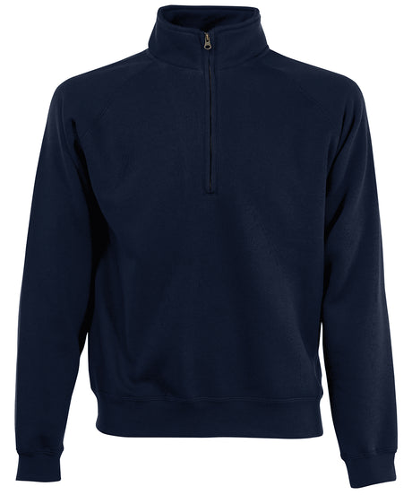 Fruit of the Loom Classic 80/20 zip neck sweatshirt
